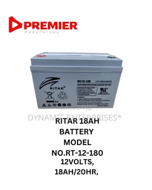 Ritar Dc12-100 Valve-Regulated Sealed Lead-Acid Battery