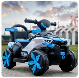 Kids Electric Quad Bike – Blue Black Ride-On