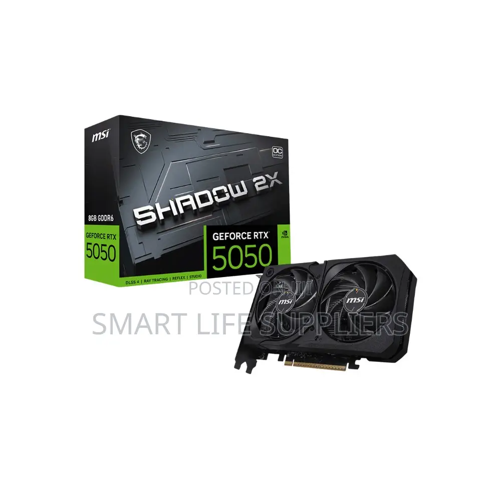 Msi Geforce RTX 5050 8g Shadow 2x Oc Graphics Card