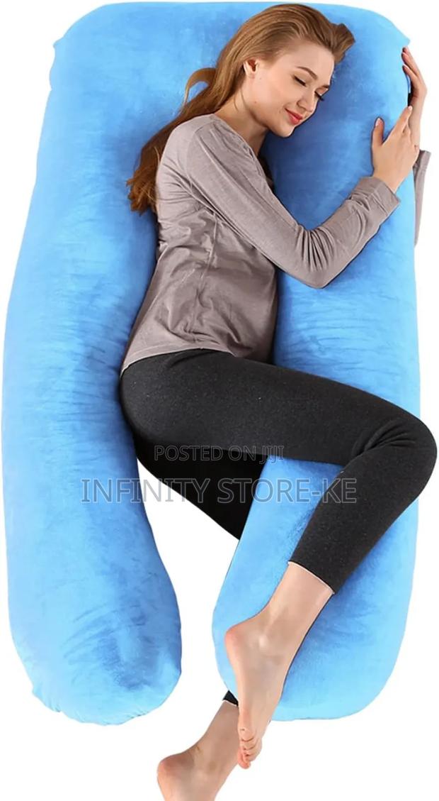 Cotton U Shaped Pregnancy Pillow - main view