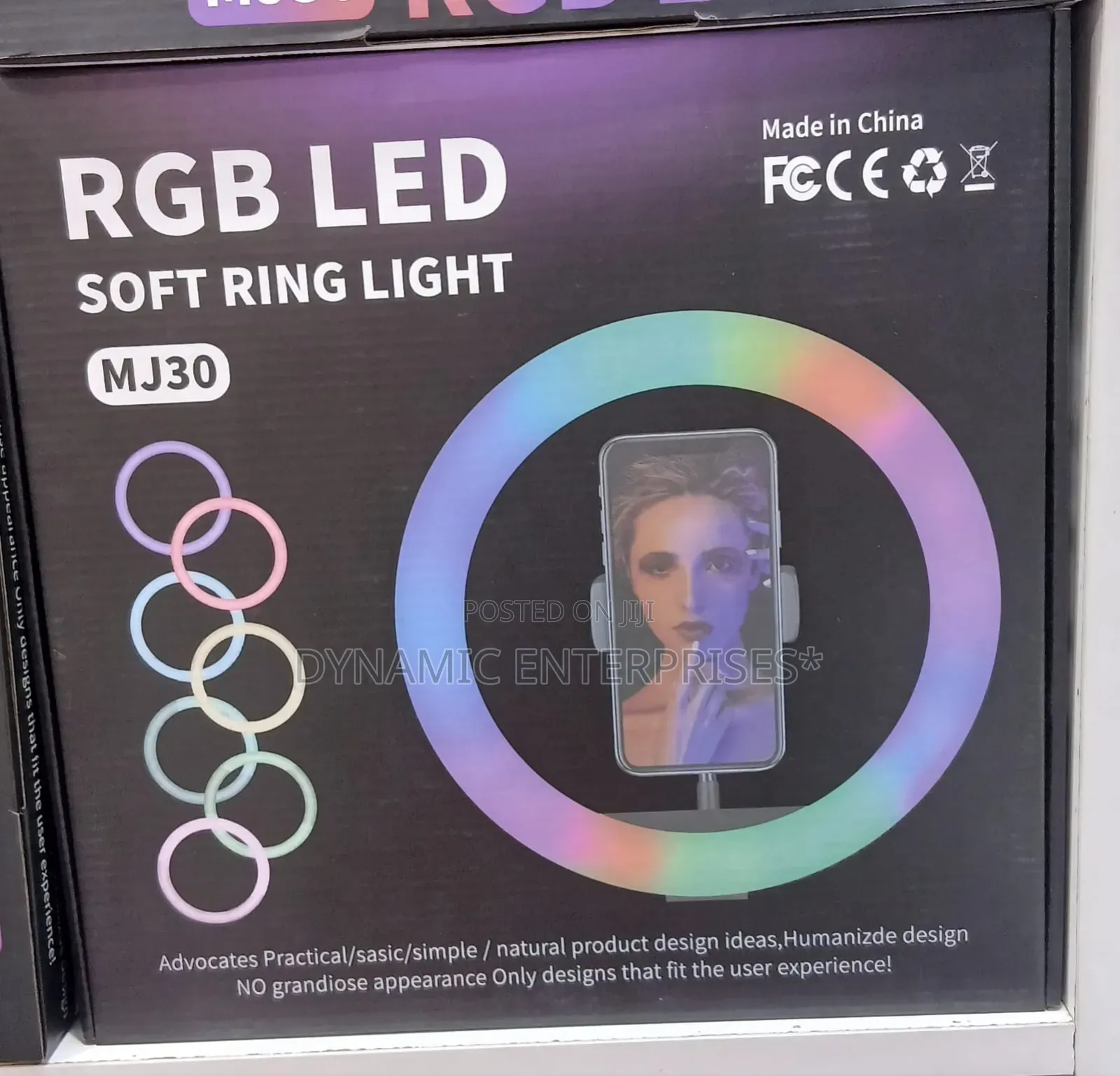 RGB Led Soft Ring Light, Model Mj30