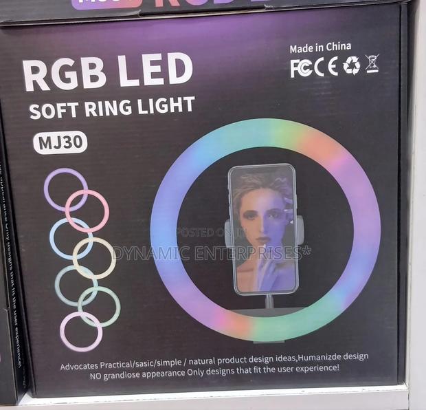 RGB Led Soft Ring Light, Model Mj30