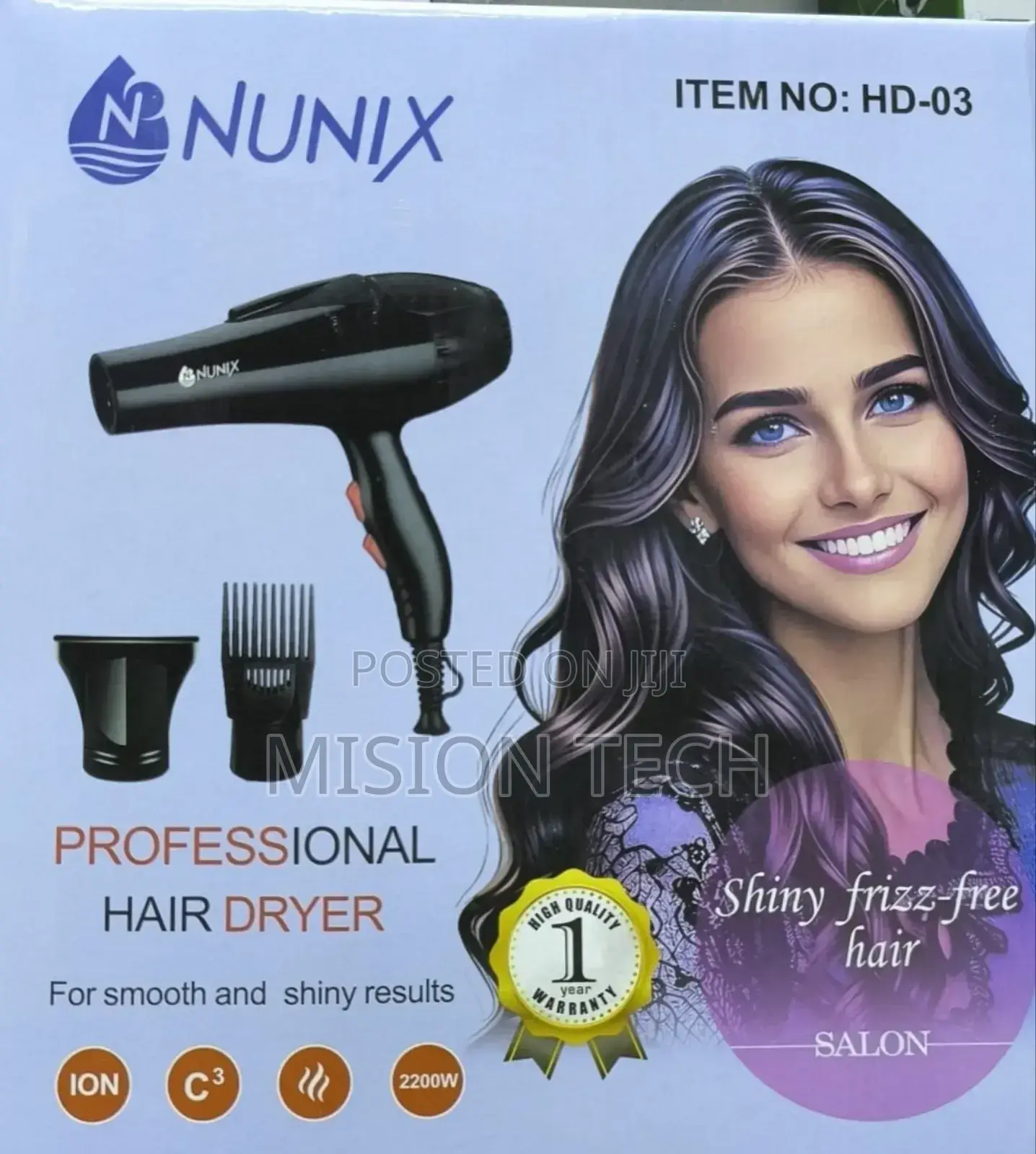 Nunix Professional Hair Dryer 