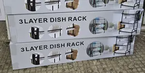 3 Layer Carbon Dish Drying Rack