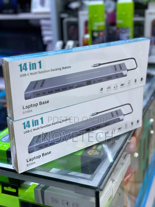 Laptop Docking Station, 14 in 1 Usb C Hub, Hdmi