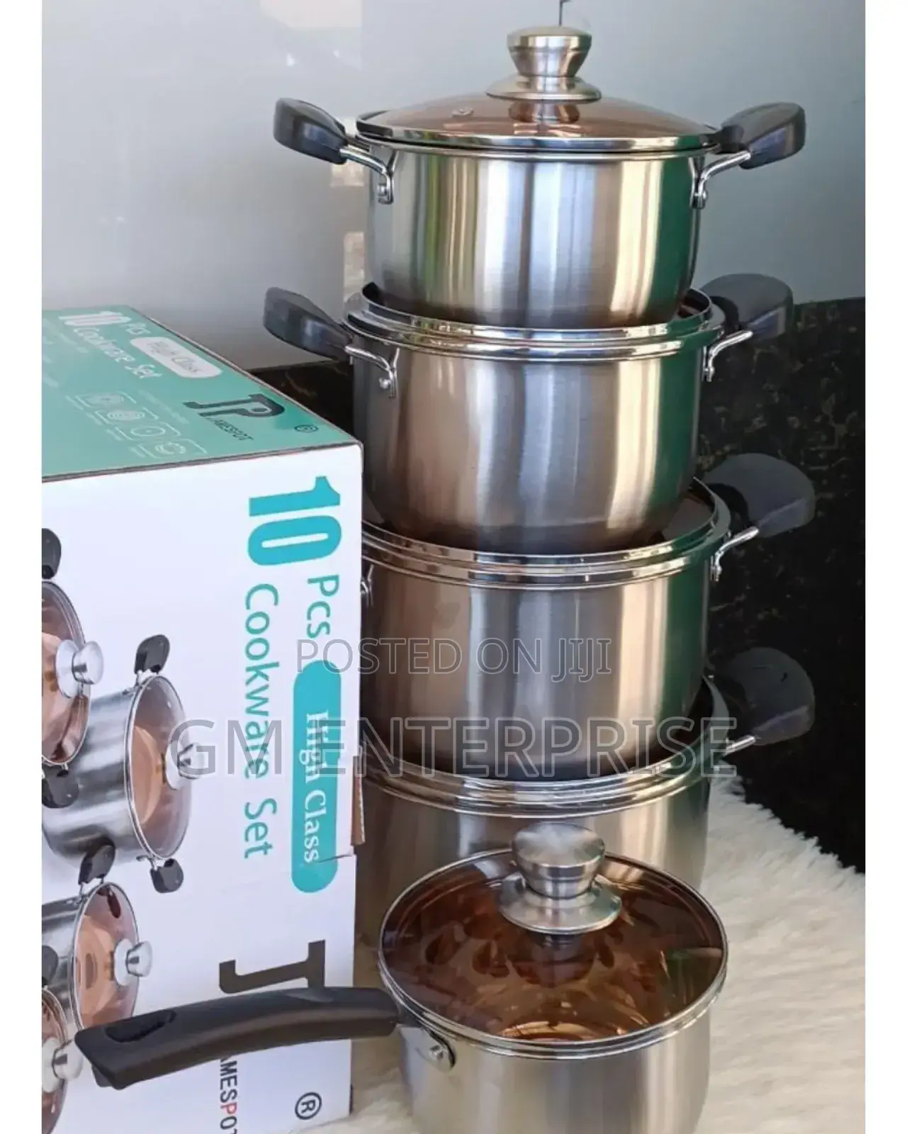 10 PCS Jp Non Stainless Cookware Set