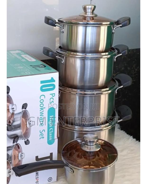 10 PCS Jp Non Stainless Cookware Set