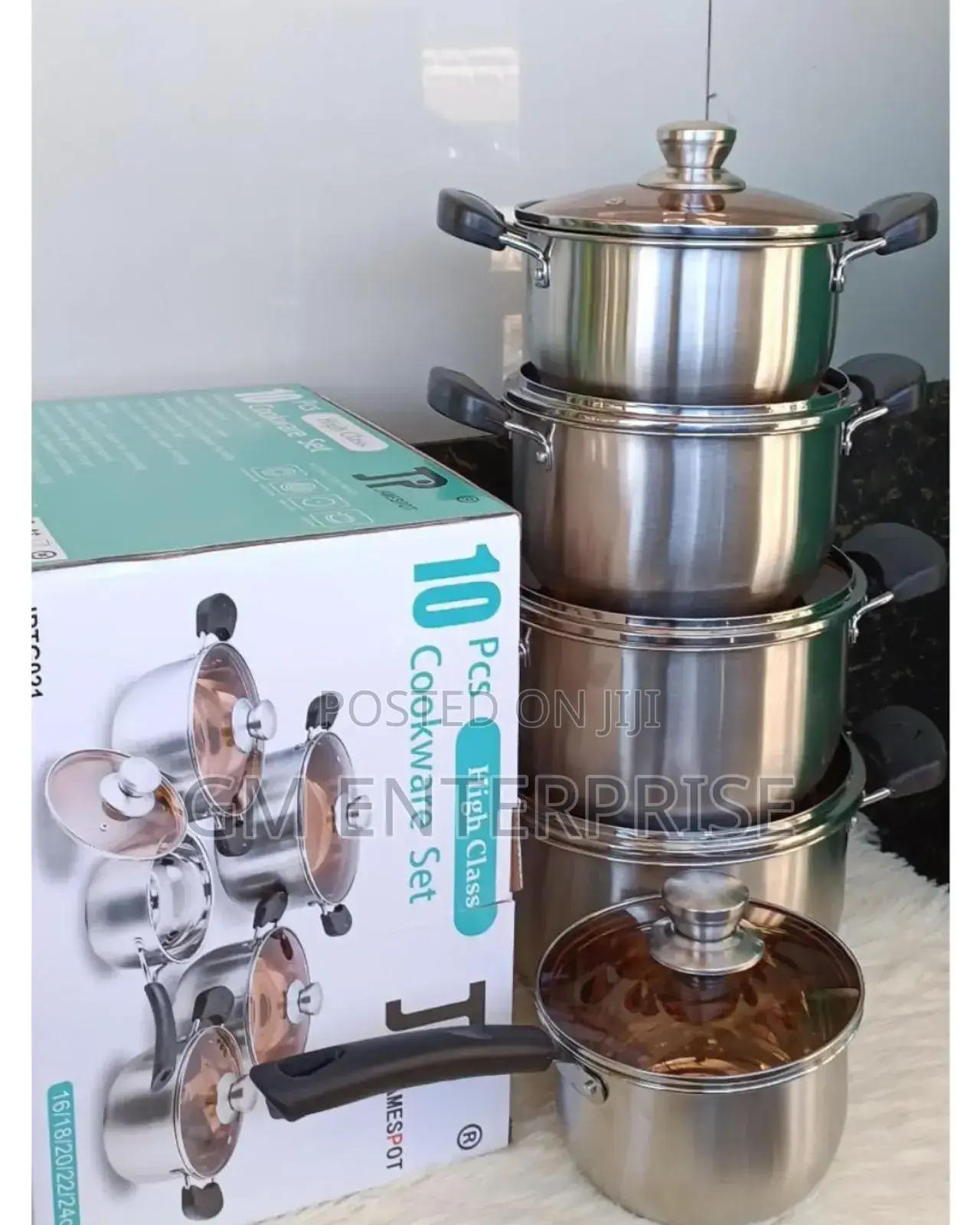 High Quality 10 PCS Jp Non Stainless Sufuria