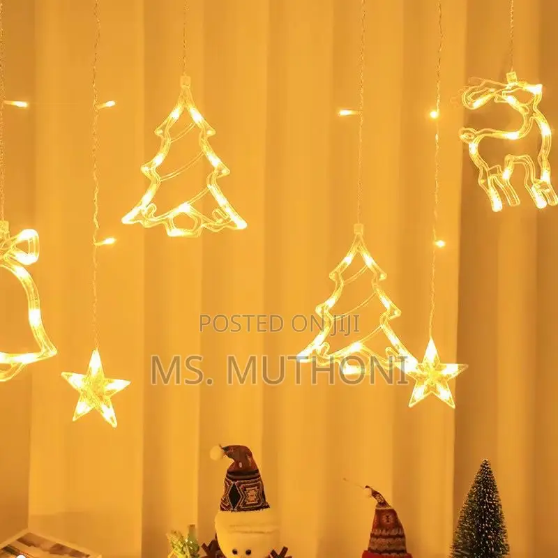 Decorative Christmas Led Curtain Lights 3.5m