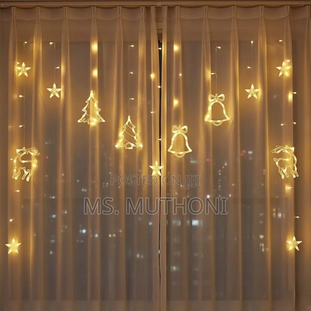Decorative Christmas Led Curtain Lights 3.5m