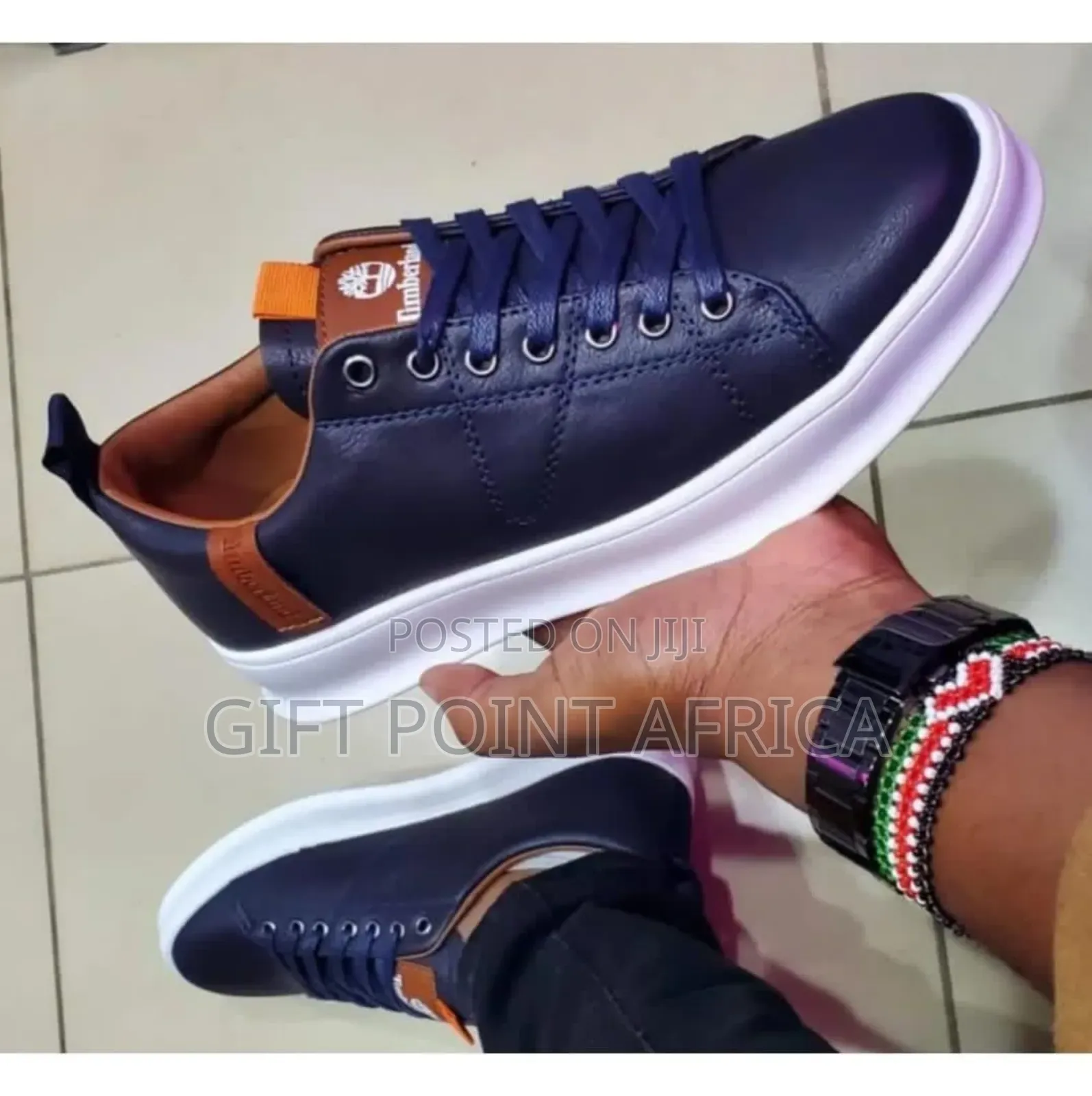 Timberland Smart Casual Shoes For Men Available In Navy Blue Color