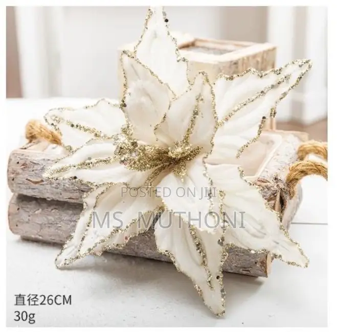 2 PCS Artificial Flowers Christmas Flower
