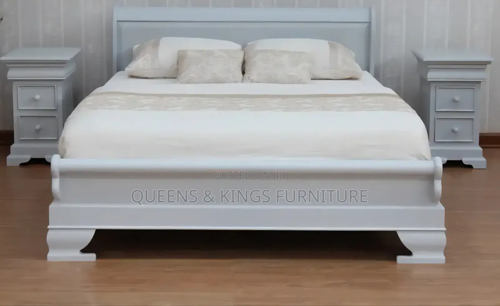 6x6 Mahogany Hardwood Beds With Headboard Sturdy,Elegant Comfortable