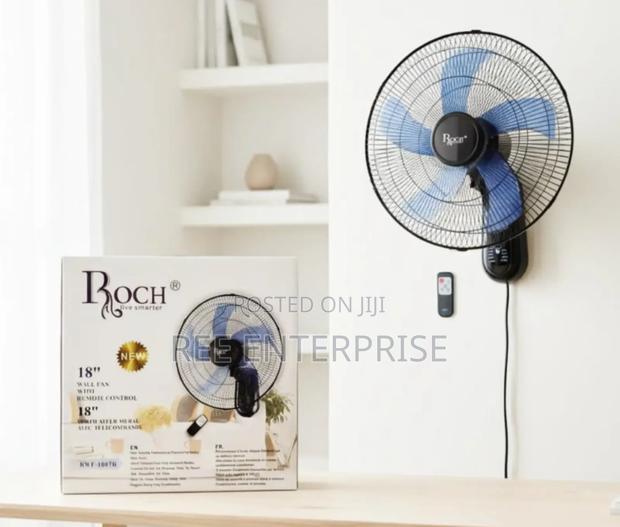 Brand New Roch Wall Fan 18 Inches With Remote