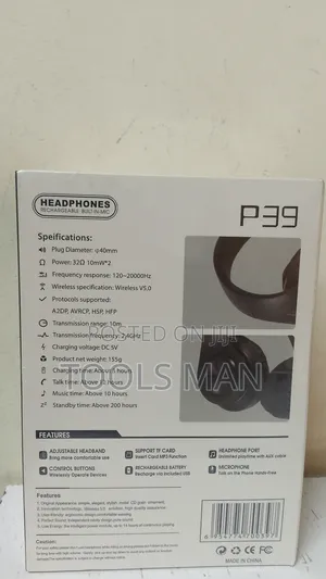 P39 Wireless Headphones.