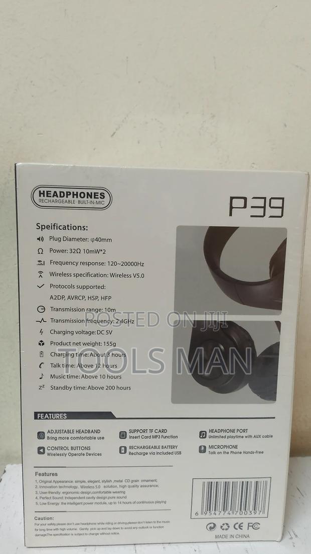 P39 Wireless Headphones. - thumbnail 2