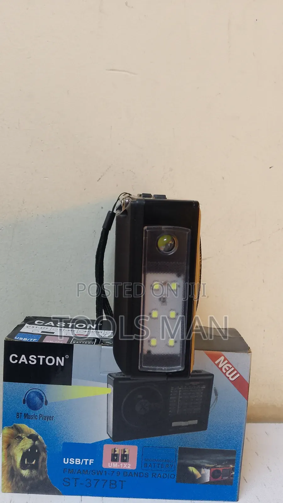 Caston St-377bt Portable Multi-Band Radio and Bt Music Player.