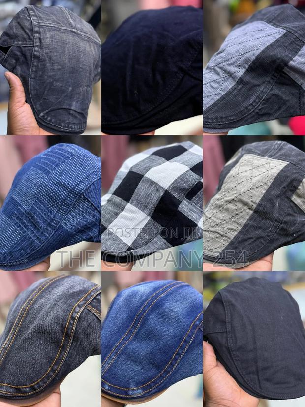 Quality Designer Denim Checked Kangal Hats - thumbnail 2