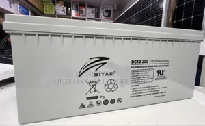 Reliable Ritar 200ah Battery Model No. Dc-12-200 12volts, 200ah/20hr