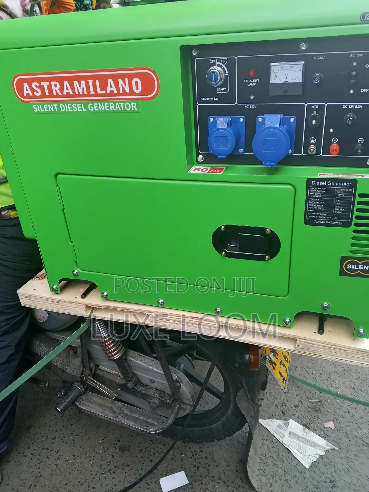 Diesel Silent Generator 10kva/ Astramilano Silent Generator
