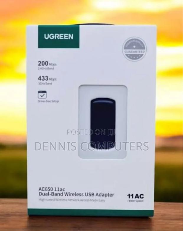 Ugreen Ac650 11ac Dual-Band Wireless Usb Adapter -Cm448 - thumbnail 2