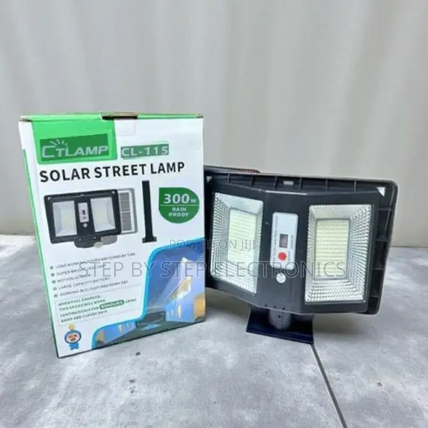 Ctlamp 300w Outdoor Security Solar Light Long Working Motion Sensor