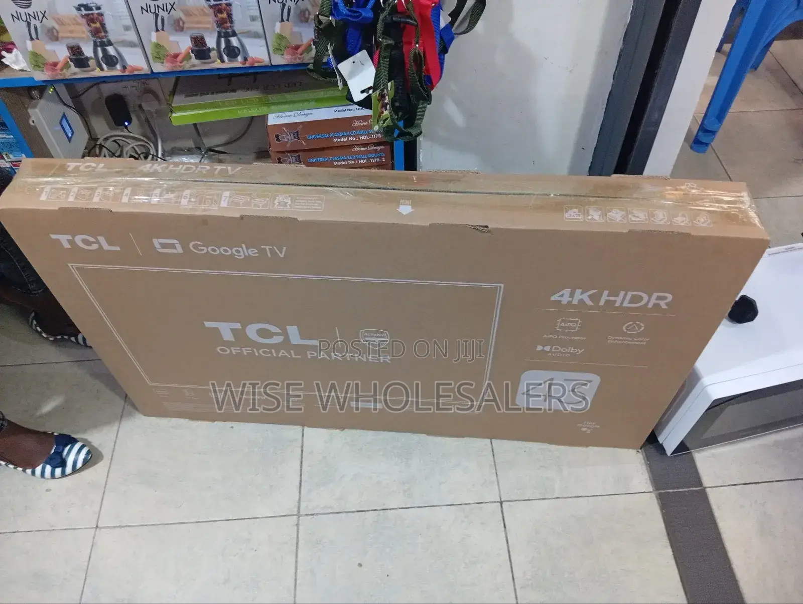 Tcl 43-inch 4k Hdr Google Tv, Model 43p635.