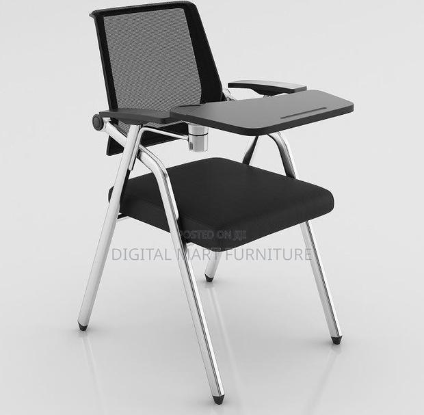 Armed Foldable Black Travel Chair - thumbnail 3