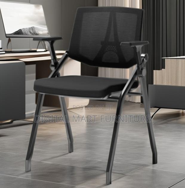 Armed Foldable Black Travel Chair - thumbnail 12