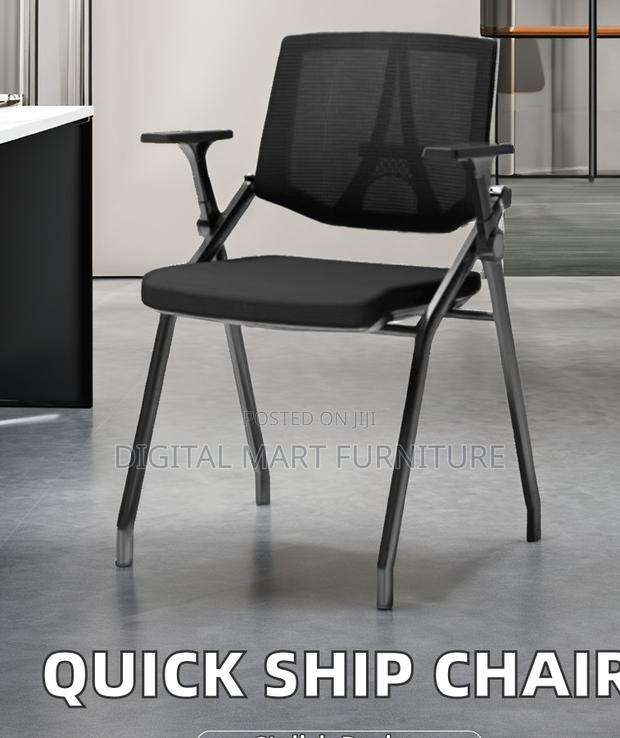 Armed Foldable Black Travel Chair - thumbnail 13