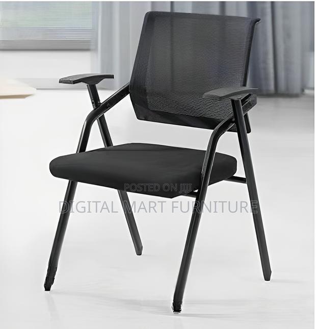 Armed Foldable Black Travel Chair - thumbnail 15
