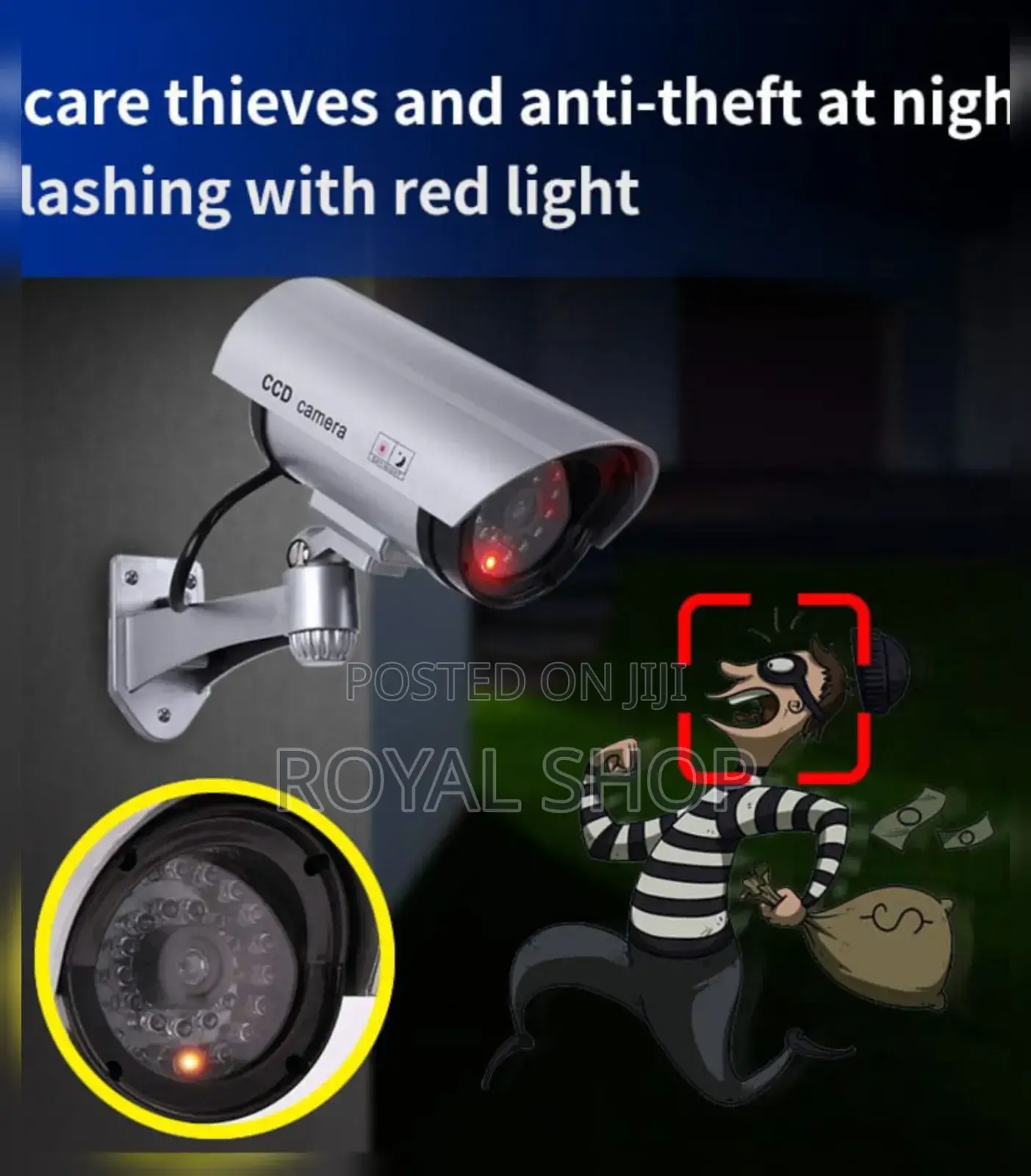 Dummy Wireless Camera Plastic Fake CCTV