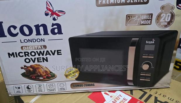 Icona 20-Litre Grill Microwave Oven – Compact, Powerful, and Multi-Fun - main view