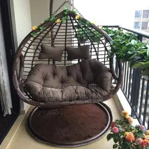Home Chair; Designer Outdoor Hammock Double Rattan Chair for Garden
