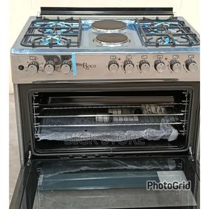 Roch Standing Cooker+ Electric Oven, 4gas Plate + 2 Electric - thumbnail 2