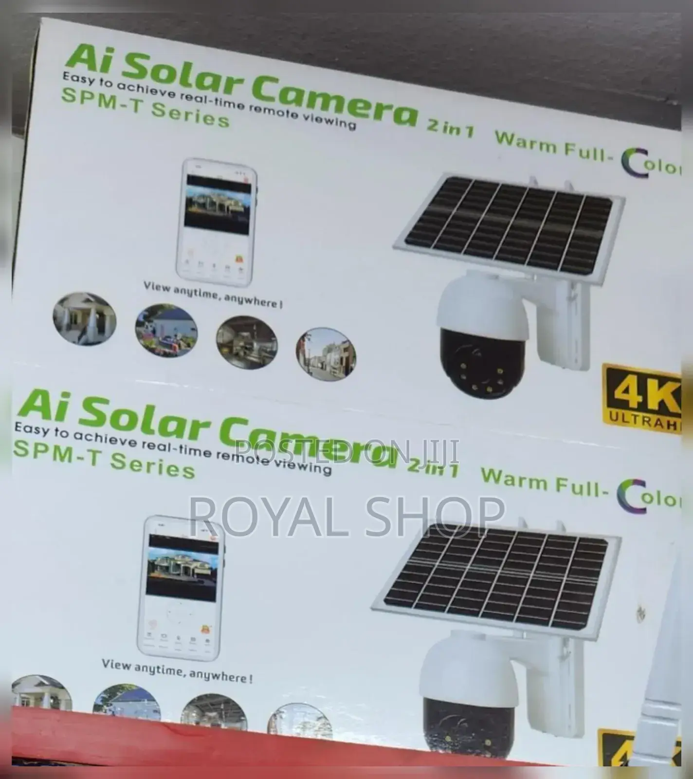 Ai Solar Simcard Surveillance CCTV Camera