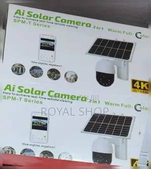 Ai Solar Simcard Surveillance CCTV Camera