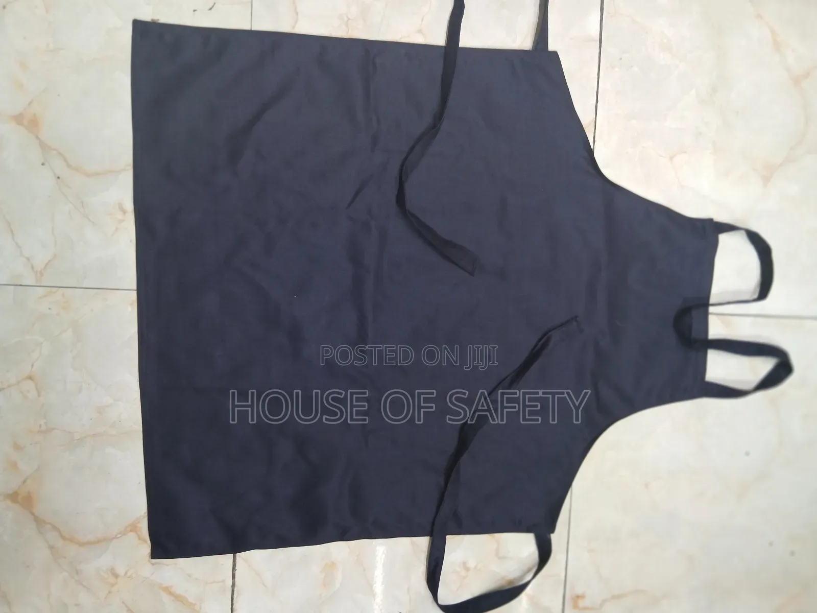 Black Adjustable Cotton Twill Chef and Kitchen Aprons