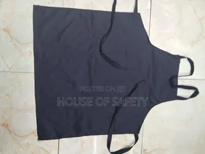 Black Adjustable Cotton Twill Chef and Kitchen Aprons