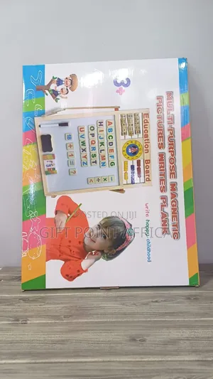 2 In 1 Multifunctional Board With Magnetic Letters Abacus Chalk Marker