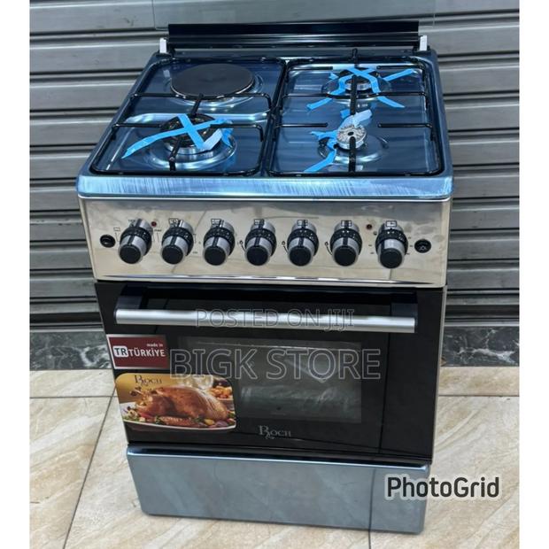 Roch 60*60cm Cooker 3gas+1 Electric, 1 Year Warranty
