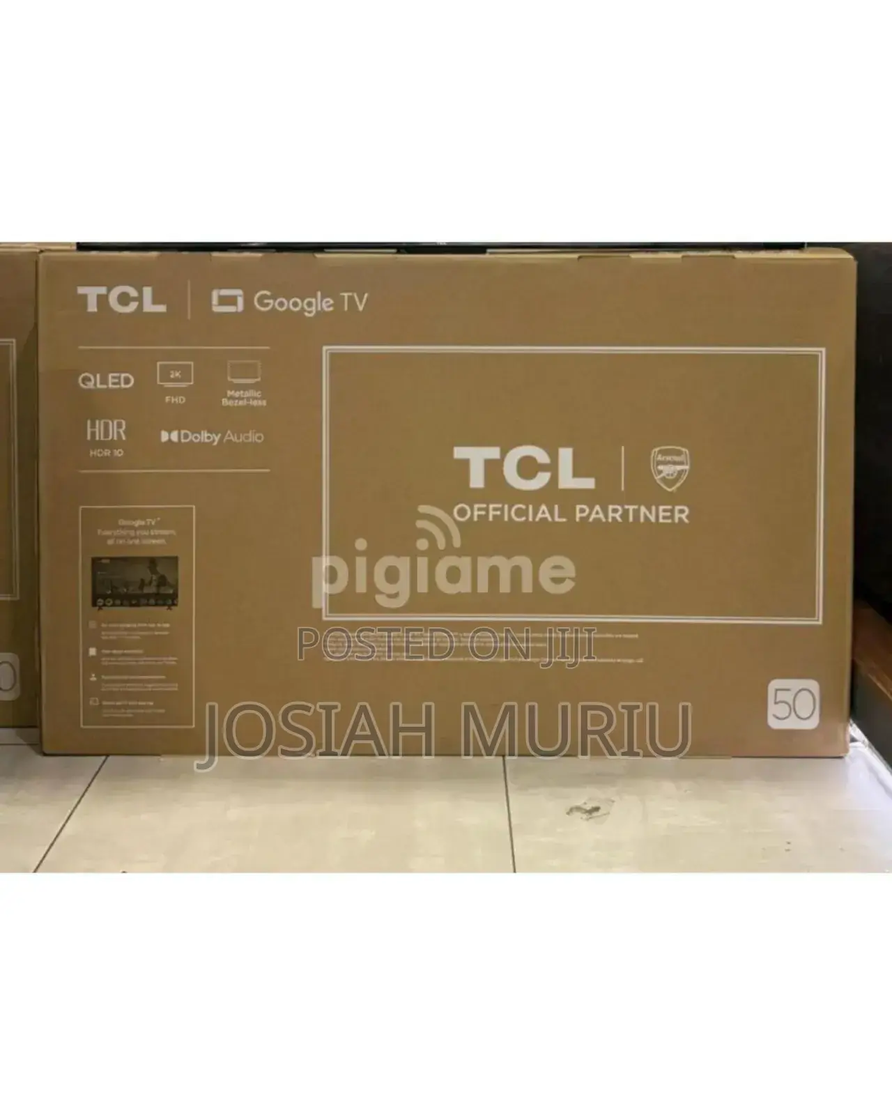 TCL 50'' Qled Google Tv – Hdr10 + Dolby Audio