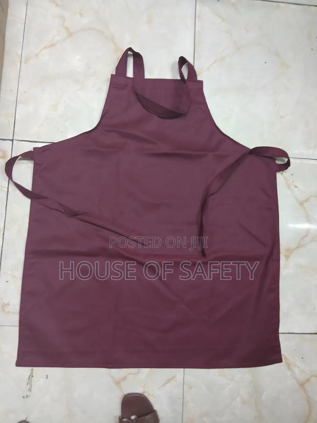 Maroon Easy to Maintain Aprons - main view