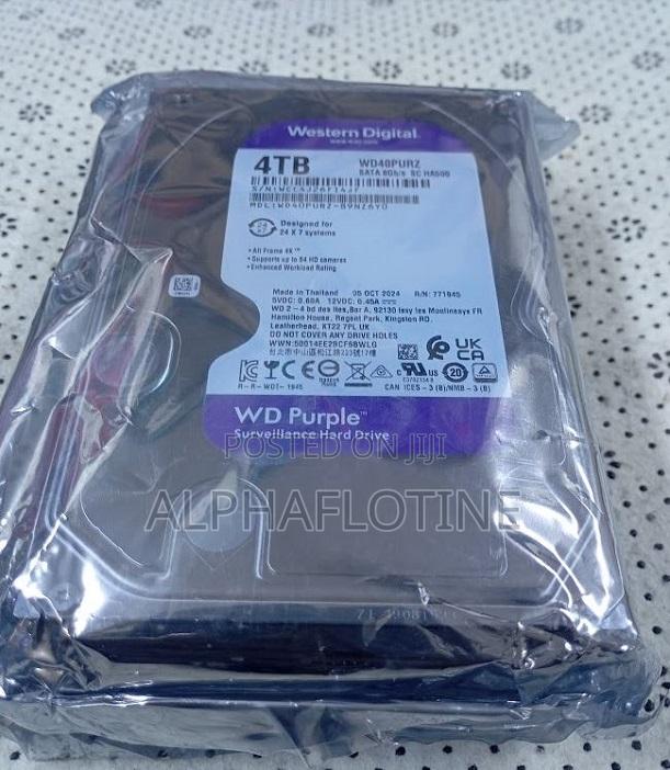 Wd Western Digital 4tb Purple HDD