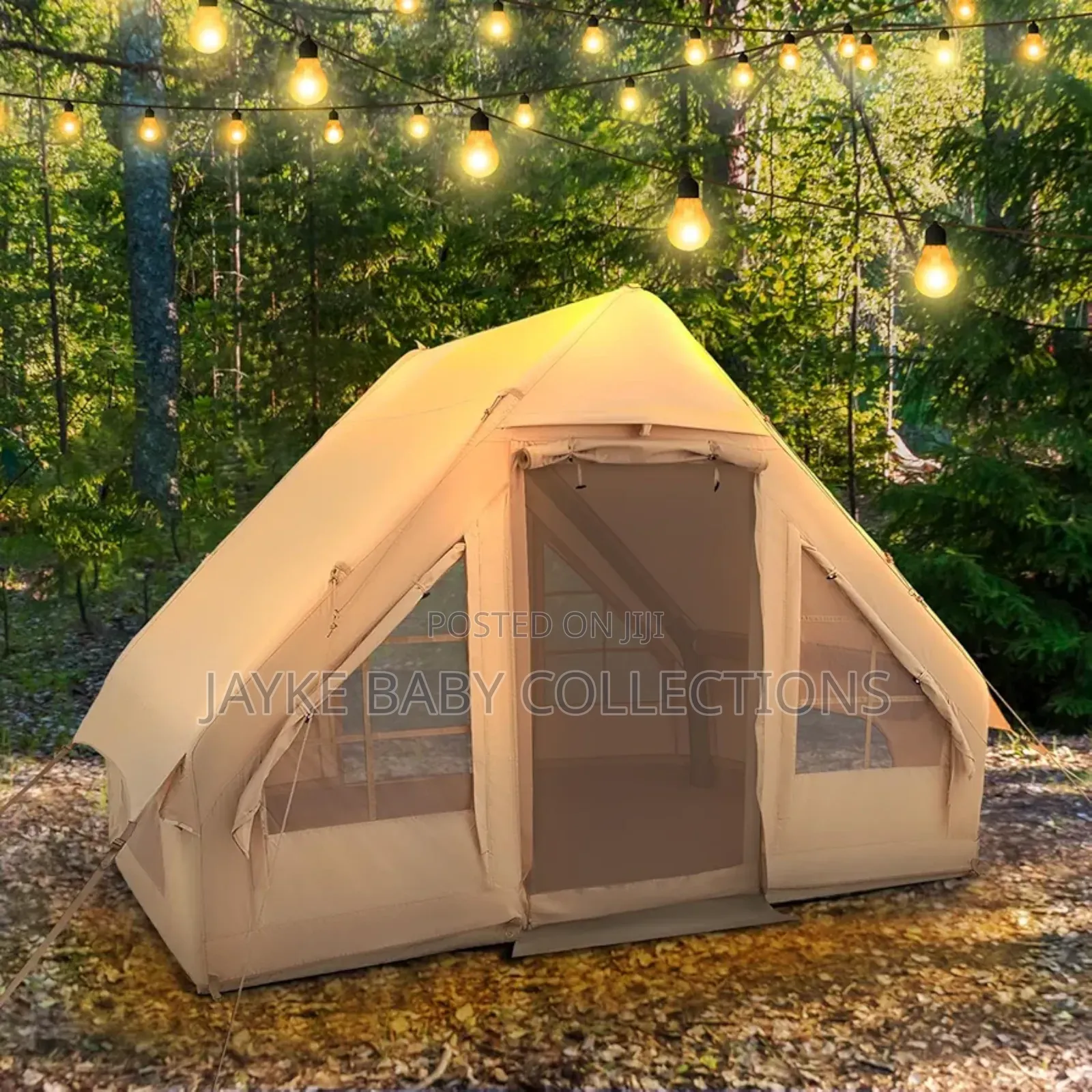 Inflatable Camping Tent | 4–6 Person | Quick Setup