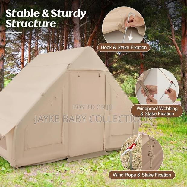 Inflatable Camping Tent | 4–6 Person | Quick Setup - thumbnail 3