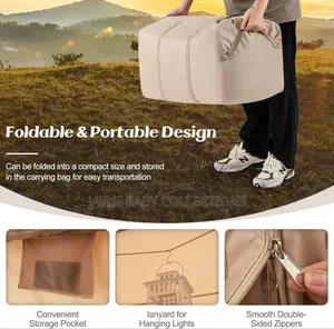 Inflatable Camping Tent | 4–6 Person | Quick Setup