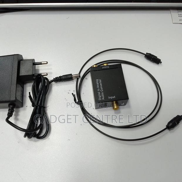 Digital to Analog Audio Converter Plus Optical Cable - main view