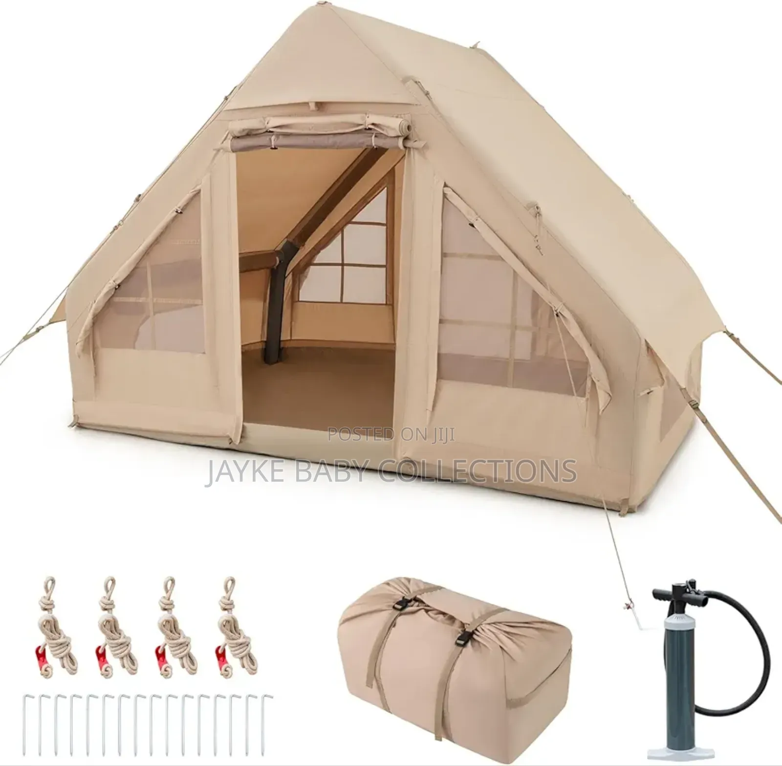 Inflatable Camping Tent | 4–6 Person | Quick Setup