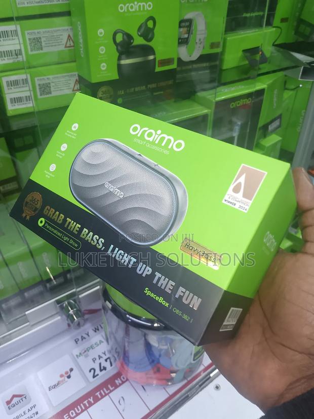 Oraimo Portable Bluetooth Speaker, Stylish Design - main view